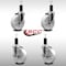 Service Caster 5'' SS Nylon Wheel Swivel 1-1/4'' Expanding Stem Caster Set 2 Brakes, 4PK SCC-SSEX20S514-NYS-2-TLB-2-114 - alternate 5